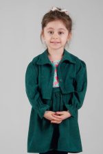 کت سارافون مخمل کبریتی  طرح قلب - تصویر 4