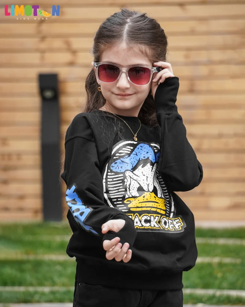 بلوز فینگردار طرح Quick OFF - تصویر 15