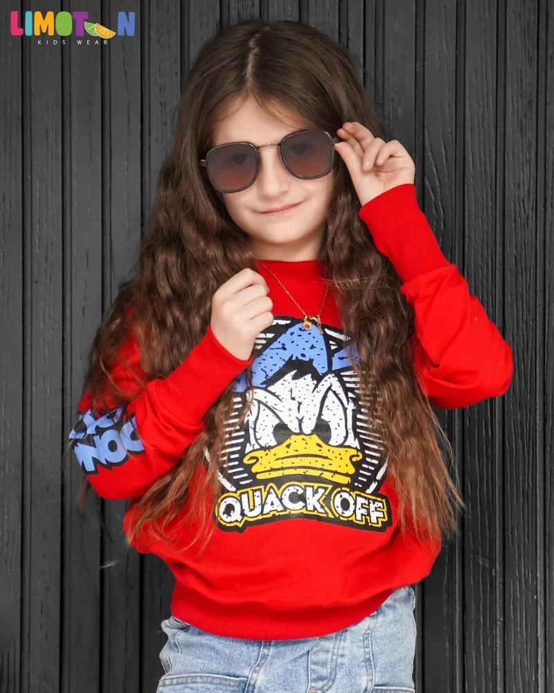 بلوز فینگردار طرح Quick OFF - تصویر 11