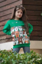 بلوز فینگردار مدل Hello Cats - تصویر 6