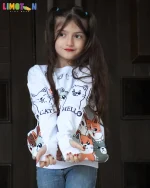 بلوز فینگردار مدل Hello Cats - تصویر 3