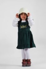 شومیز سارافون مخمل کبریتی طرح گل ها - تصویر 3