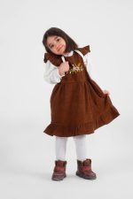 شومیز سارافون مخمل کبریتی طرح گل ها
