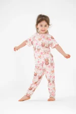 لباس راحتی دخترانه طرح شاد