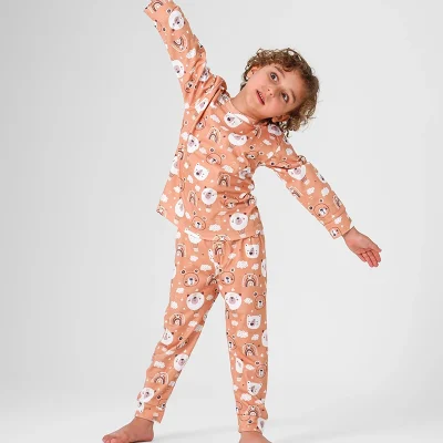 بلوز شلوار خرس شکلاتی