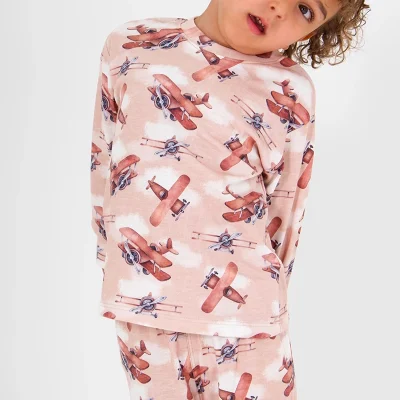 لباس خانگی هواپیما ملخی قهوه ای