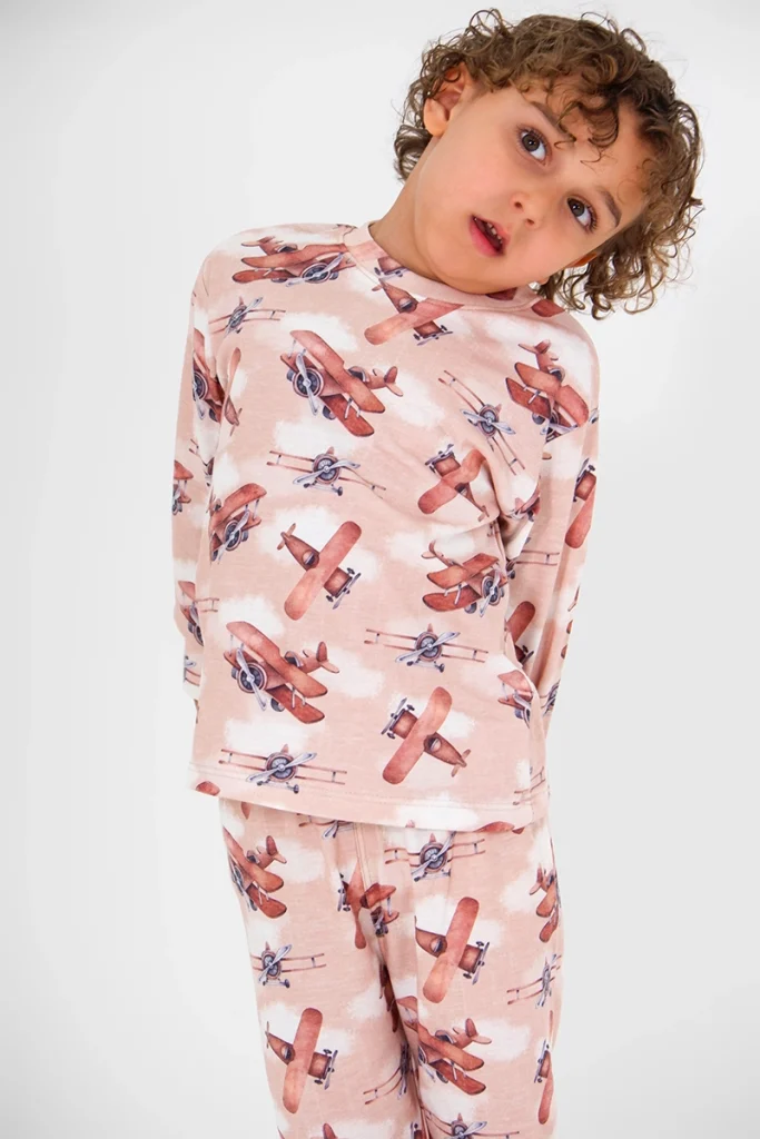 لباس خانگی هواپیما ملخی قهوه ای