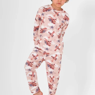 بلوز و شلوار پاییزه طرح هوایپیما