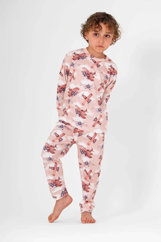 بلوز و شلوار پاییزه طرح هوایپیما