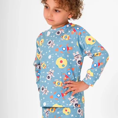 بلوز شلوار آستین بلند فضانورد