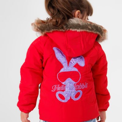 کاپشن دخترانه طرح خرگوش