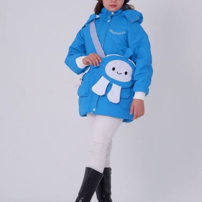 کاپشن کیف دار دخترانه