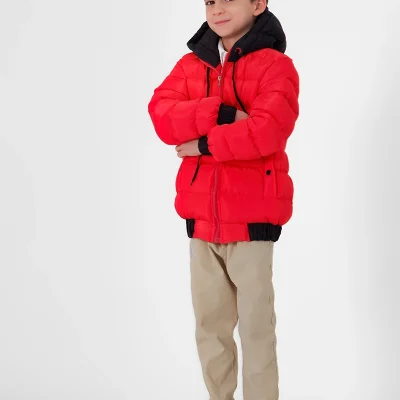 کاپشن پسرانه خزدار