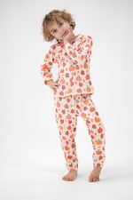 بلوز شلوار خانگی کدو پاییزی - تصویر 3