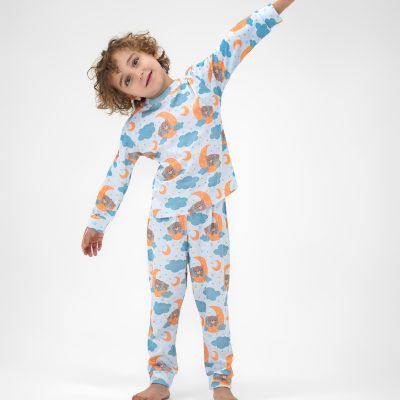 لباس خواب یونی سکس طرح خرس و ماه