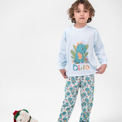 بلوز و شلوار خونگی سبز آبی