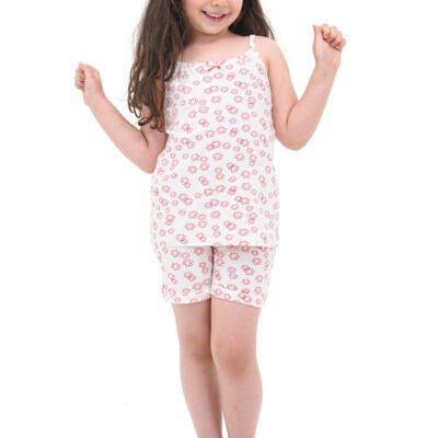 تاپ شورت دخترانه گل گلی